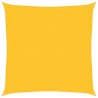 Voile d'ombrage 160 g/m² Jaune 3,6x3,6 m PEHD 