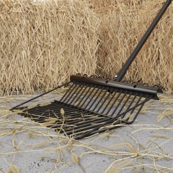 Tête de fourche avec 18 dents noir acier 