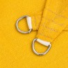 Voile d'ombrage 160 g/m² triangulaire jaune 5x5x6 m PEHD 