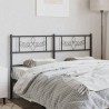 Tête de lit métal noir 160 cm 