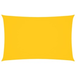 Voile de parasol tissu oxford rectangulaire 2x4,5 m jaune 