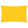 Voile de parasol tissu oxford rectangulaire 2x4,5 m jaune 