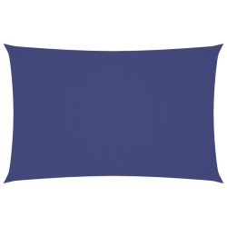 Voile de parasol tissu oxford rectangulaire 2x4,5 m bleu 