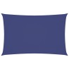 Voile de parasol tissu oxford rectangulaire 2x4,5 m bleu 