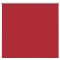 Store enrouleur occultant rouge largeur du tissu 161,6 cm 