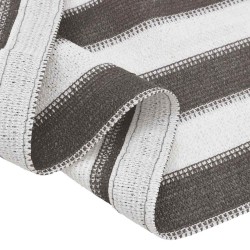 Tapis de tente 250x550 cm Anthracite et blanc 