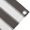 Tapis de tente 250x550 cm Anthracite et blanc 
