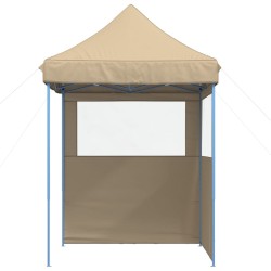 Tente de réception pliable escamotable avec 2 parois latérales 