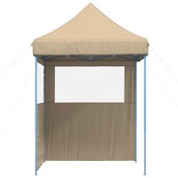 Tente de réception pliable escamotable avec 2 parois latérales 