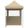 Tente de réception pliable escamotable avec 2 parois latérales 