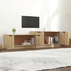 Meuble TV Chêne sonoma 158,5x36x45 cm Bois d'ingénierie 