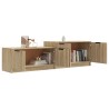Meuble TV Chêne sonoma 158,5x36x45 cm Bois d'ingénierie 
