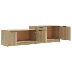 Meuble TV Chêne sonoma 158,5x36x45 cm Bois d'ingénierie 