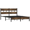 Cadre de lit sans matelas avec tête de lit 137x190 cm 