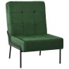 Chaise de relaxation 65x79x87 cm Vert foncé Velours 