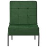 Chaise de relaxation 65x79x87 cm Vert foncé Velours 