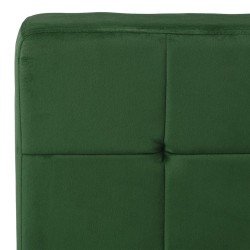 Chaise de relaxation 65x79x87 cm Vert foncé Velours 