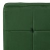 Chaise de relaxation 65x79x87 cm Vert foncé Velours 