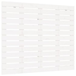 Tête de lit murale Blanc 141x3x91,5 cm Bois massif de pin 
