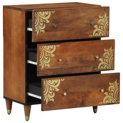 Meuble de rangement 60x33x75 cm en Bois de Manguier 