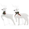 Rennes de Noël 6 pcs Blanc 120 LED 