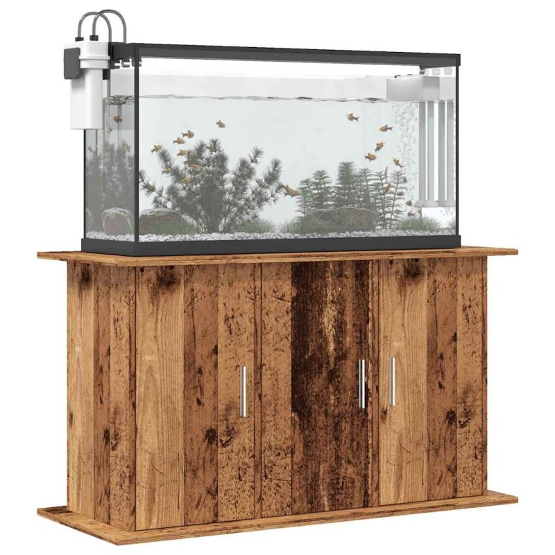 Support pour aquarium vieux bois 101x41x58 cm bois d'ingénierie 