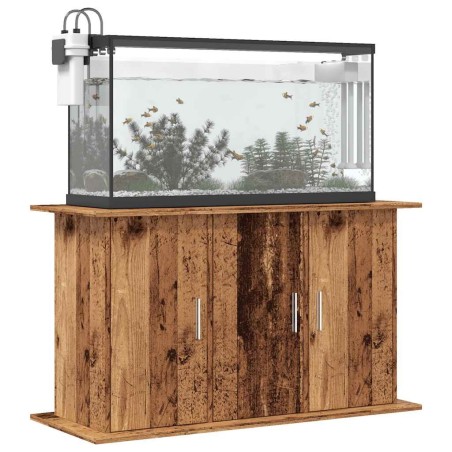 Support pour aquarium vieux bois 101x41x58 cm bois d'ingénierie 