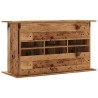 Support pour aquarium vieux bois 101x41x58 cm bois d'ingénierie 