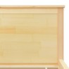 Cadre de lit sans matelas bois de pin massif 90x200 cm 