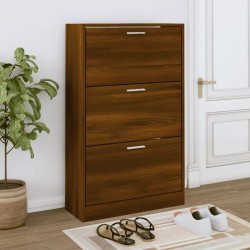 Armoire à chaussures Chêne marron 63x24x103cm Bois d'ingénierie 