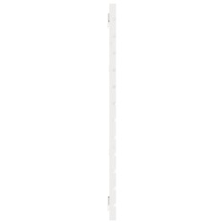 Tête de lit murale Blanc 156x3x91,5 cm Bois massif de pin 