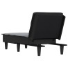 Chaise longue gris clair tissu 