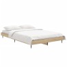 Cadre de lit sans matelas chêne sonoma 120x190 cm 