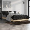 Cadre de lit sans matelas chêne sonoma 120x190 cm 
