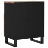 Table de chevet 50x33x62cm Bois de récupération et d'ingénierie 