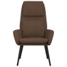 Chaise de relaxation Marron Tissu 