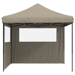 Tente de réception pliable escamotable avec 2 parois latérales 