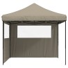 Tente de réception pliable escamotable avec 2 parois latérales 