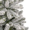 Sapin de Noël artificiel à charnières avec neige floquée 300 cm 