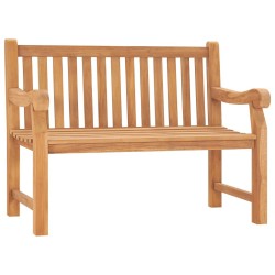 Banc de jardin 114 cm bois de teck solide 