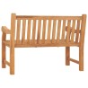 Banc de jardin 114 cm bois de teck solide 