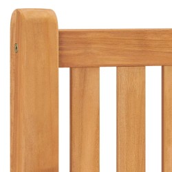 Banc de jardin 114 cm bois de teck solide 
