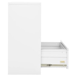 Classeur Blanc 90x46x103 cm Acier 