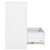 Classeur Blanc 90x46x103 cm Acier 