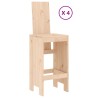 Ensemble de bar de jardin 5 pcs bois de pin massif 