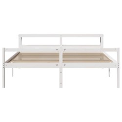 Lit pour personne âgée avec tête de lit sans matelas 180x200 cm 