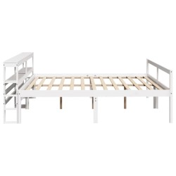 Lit pour personne âgée avec tête de lit sans matelas 180x200 cm 