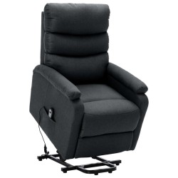 Fauteuil Gris foncé Tissu 