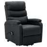 Fauteuil Gris foncé Tissu 