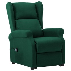 Fauteuil Vert foncé Tissu 
